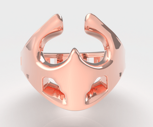 Zodiac Series - Taurus: Finger Sizes US 10, 10.5, 11 EU 61, 63, 64 UK T1/2, U1/2, V1/2 CN 20, 22, 23