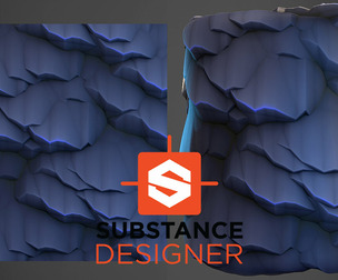 Stylized Rock Wall