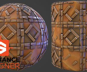 Stylized Sandy Blocks