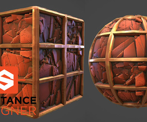 Stylized Sliced Rock