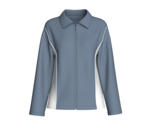Girls Polo Neck Side Panel Jacket | Marvelous / Clo3d / obj / fbx