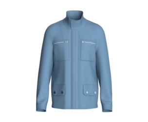 Men High Neck Jacket With Multi Pocket | Marvelous / Clo3d / obj / fbx