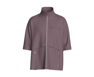 Men High Neck Short-Sleeve Jacket | Marvelous / Clo3d / obj / fbx