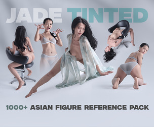 Jade tinted: 1000+ Asian Figure Reference Pack