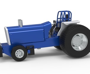 Pro Stock Pulling Tractor Version 5 Scale 1:25