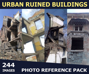 Mega Pack 244 Post-Apocalyptic Soviet Ruins & Industrial Decay