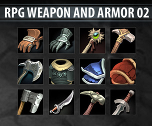 RPG Weapon and Armor 02