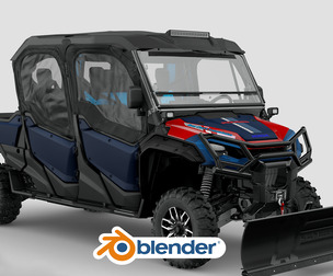 2025 Honda Pioneer 1000-6 Seater Deluxe Crew Offroad SxS ATV Offroad
