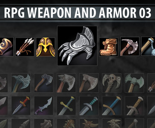 RPG Weapon and Armor 03