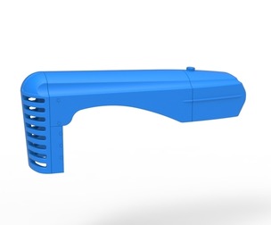Hood of Pulling tractor Version 6 Scale 1:25