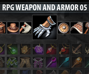 RPG Weapon and Armor 05