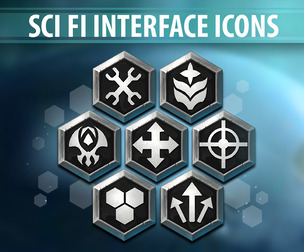 Sci-Fi Interface Icons 01