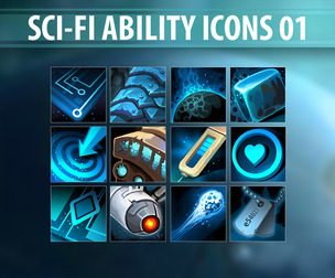Sci-Fi Ability Icons 01