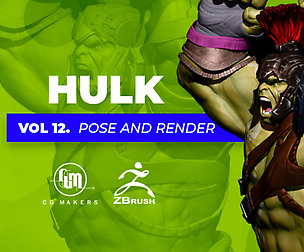 Hulk Vol 12: Pose & Render Full Fight
