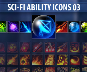 Sci-Fi Ability Icons 03