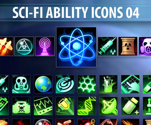 Sci-Fi Ability Icons 04