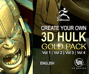 Hulk - Gold Pack EN: Vol. 9 - Vol. 12 - Zbrush