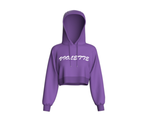 Girls Horizon Cropped Hoodie | Marvelous / Clo3d / obj / fbx