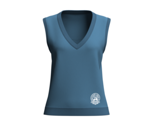 Girls V-Neck Ribbed Sleeveless Sweater | Marvelous / Clo3d / obj / fbx