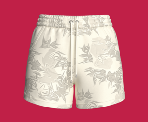 Girls All-Over Printed Drawstring Shorts | Marvelous / Clo3d / obj / fbx