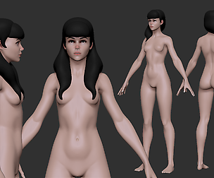 Stylized Petite Female