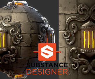 Stylized Steampunk Wall