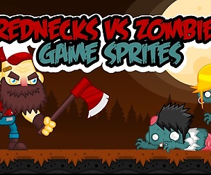 Rednecks vs Zombies - Game Sprites