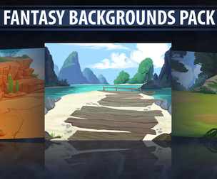 Fantasy Backgrounds Pack