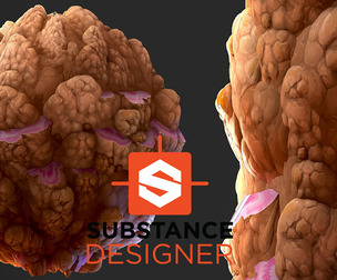 Stylized Mineral Wall Material