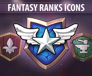 Fantasy Ranks Icons