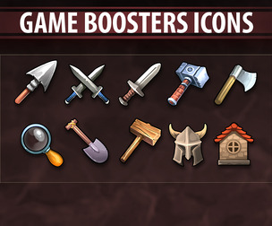 Game Boosters Icons