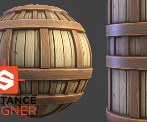Stylized Barn Wall