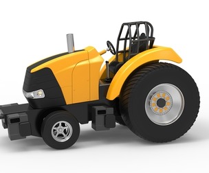 Fun short Pro Stock Pulling Tractor Version 5 Scale 1:25