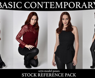 Basic Contemporary - Stock model pose reference pack