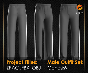 Men's sports pants 03