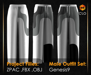 Men's sports pants 05