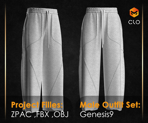 Men's sports pants 06