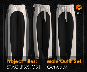 Men's sports pants 07