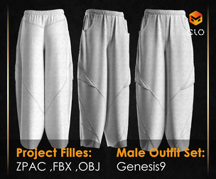 Men's sports pants 08