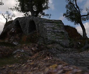 "A Path Of Stone" scene kit for Daz Studio