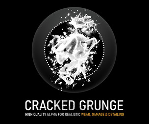 Cracky Smudge Grunge Alpha | High-Resolution Grunge Texture