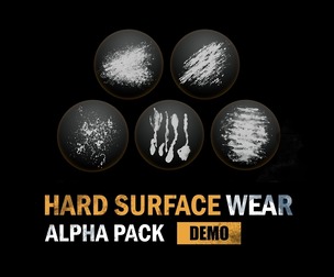 Hard Surface Wear Alpha v1 - Starter Pack | High-Resolution Grunge Textures