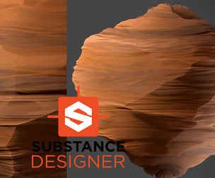 Stylized Desert Cliff Wall