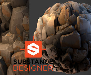 Stylized Rock Cliff