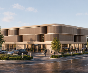 Comercial office street urban 3D model