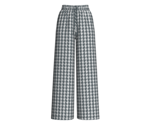 Girls Houndstooth Wide-Leg Trouser | Marvelous / Clo3d / obj / fbx