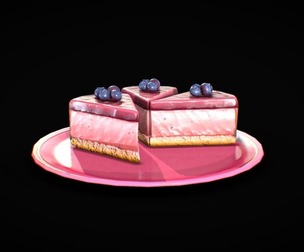 Blueberry Jelly Cheesecake