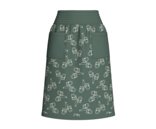 Girls Printed High-Waist Skirt With Pockets | Marvelous / Clo3d / obj / fbx