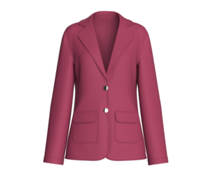 Girls Two Button Blazer With Flap Pockets | Marvelous / Clo3d / obj / fbx