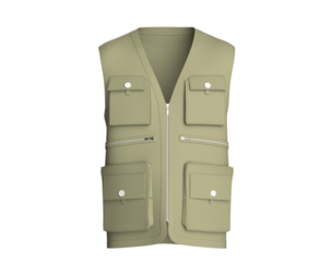 Men Multi-Pocket Safety Vest | Marvelous / Clo3d / obj / fbx